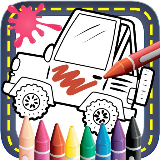 Cars Coloring Book .