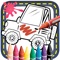 Cars Coloring Book is the free painting and drawing game for any age, kids and adults on ios