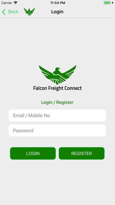 Falcon Freight Connect screenshot 2