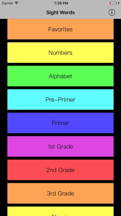 Learn Sight Words -Flash Cards