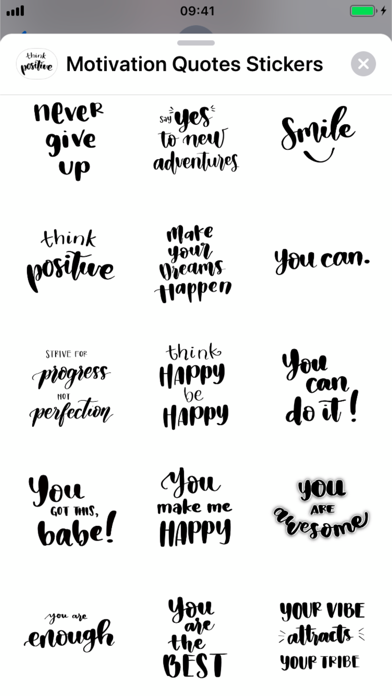 Motivation Quotes Stickers screenshot 4