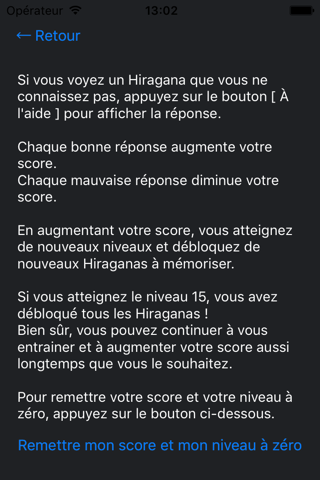 Hiragana : learn and memorize screenshot 2