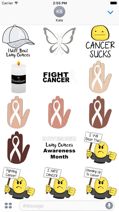 Lung Cancer Stickers screenshot 2