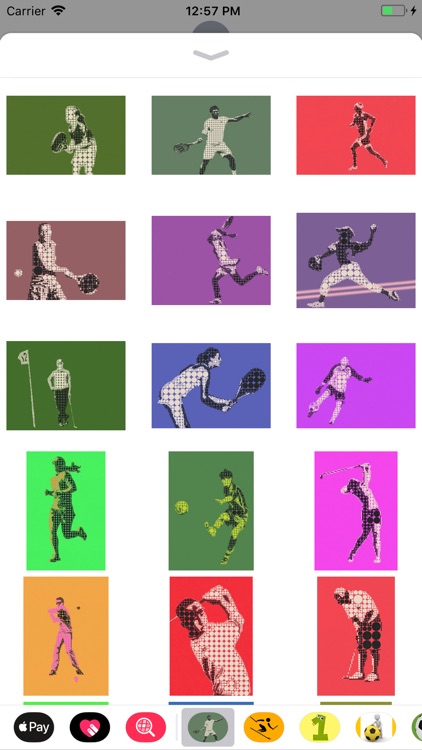 Athlete Pictogram Sticker Pack