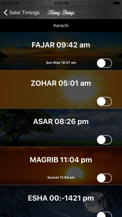 Salat Timings