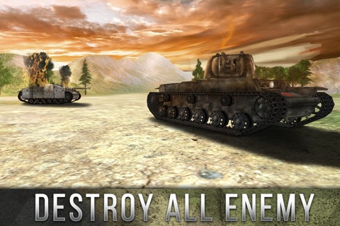 Tank Battles 3D: War Battlefield Full screenshot 3