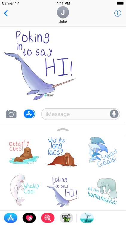 IFAWmojis Marine Mammals