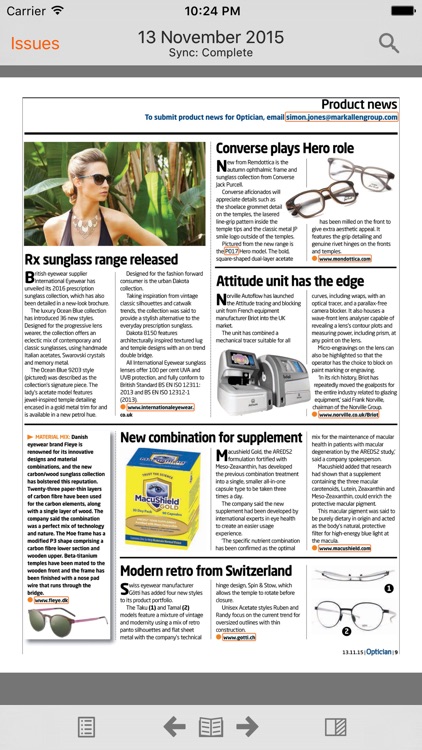 Optician Magazine