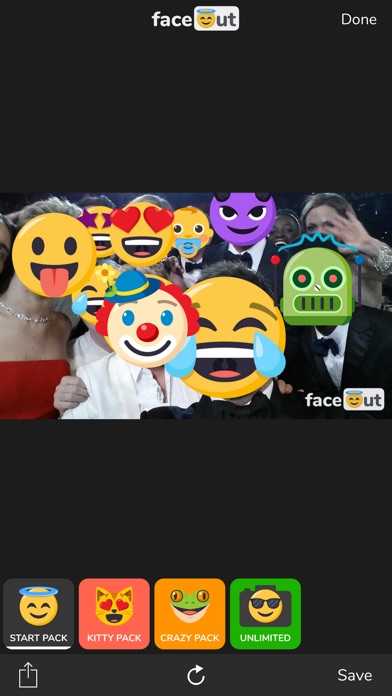 faceout - emoji privacy camera screenshot 3