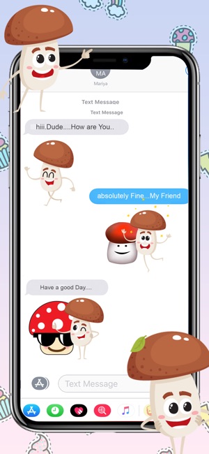 Holiday Mushroom Stickers(圖4)-速報App