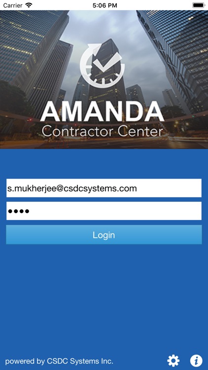 AMANDA Contractor Center