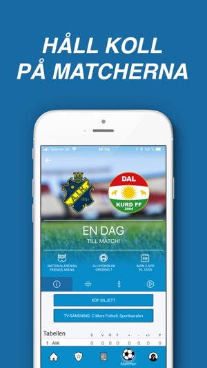 Allsvenskan Live Officiell Dans L App Store