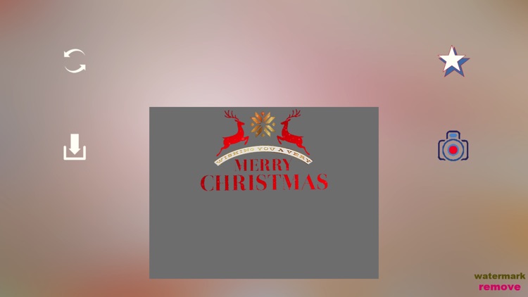 Christmas Logo style camera