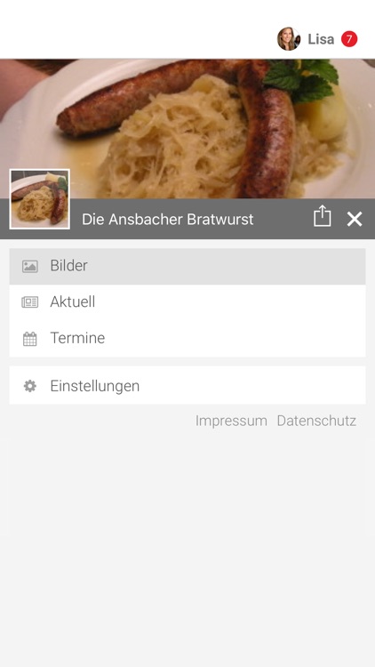 Die Ansbacher Bratwurst