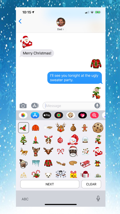 How to cancel & delete Moji Christmas from iphone & ipad 2
