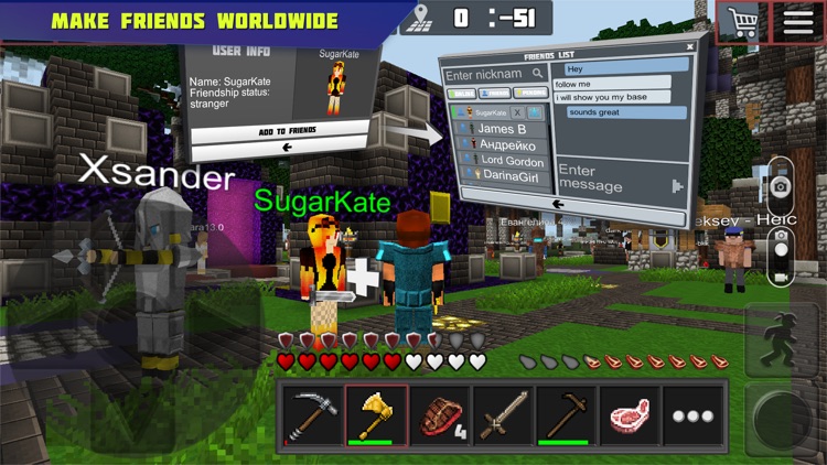 Planet of Cubes Survival Craft screenshot-4