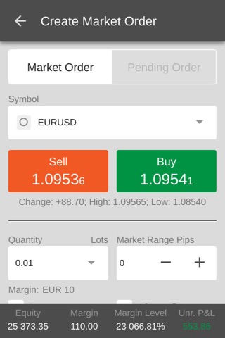 IC Markets cTrader screenshot 4