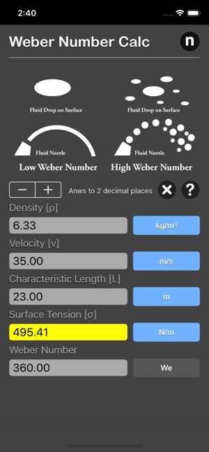 Weber Number Calculator(圖6)-速報App