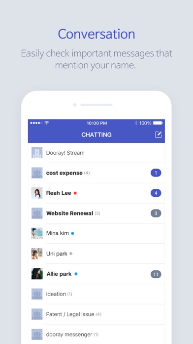 Dooray! Messenger screenshot 2