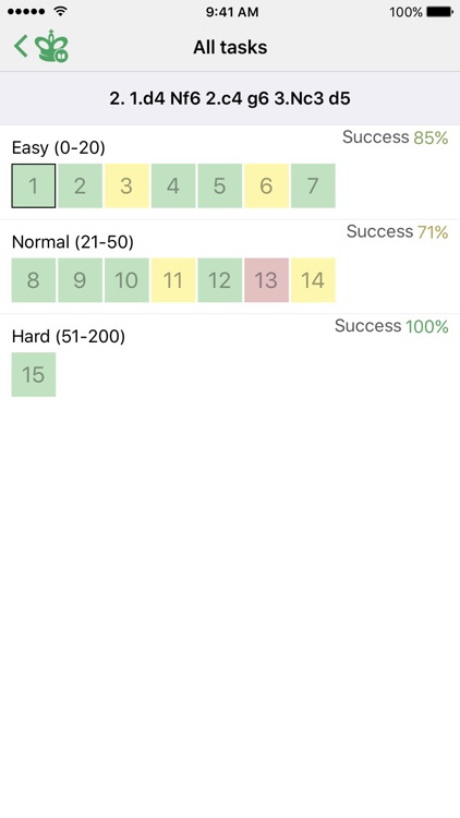 Chess Tactics. Grunfeld Def. screenshot-3