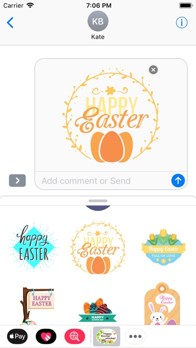 Easter Day Stickers 2018 screenshot 2