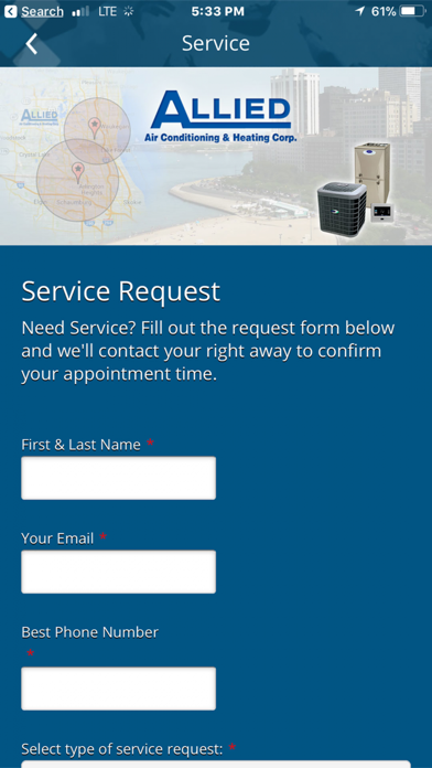 Allied Air & Heating Corp screenshot 4