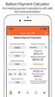 auto loan calculator 360 iphone screenshot 3