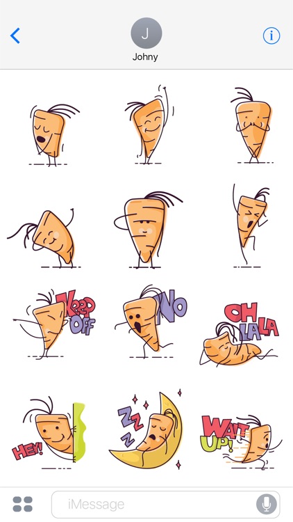 Juicy Carrot Stickers screenshot-3