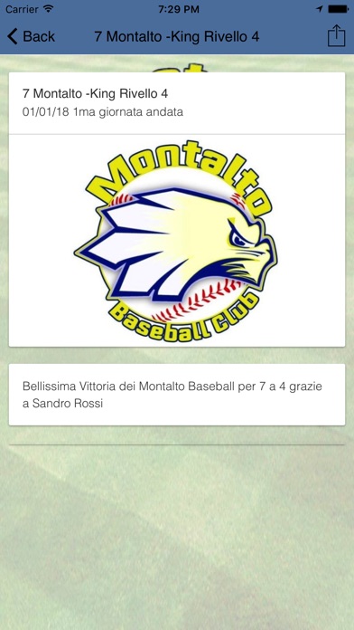Montalto Baseball Club screenshot 2