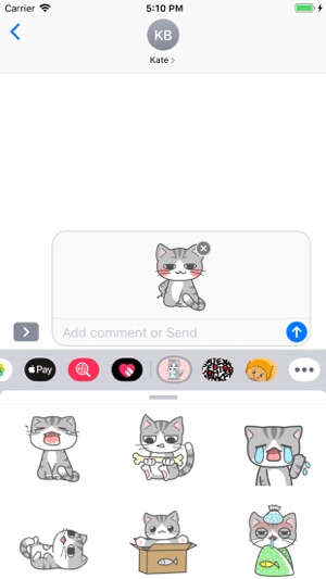 Chibi Kitty Animated Stickers(圖3)-速報App