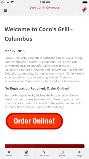 Coco's Grill Columbus(圖1)-速報App