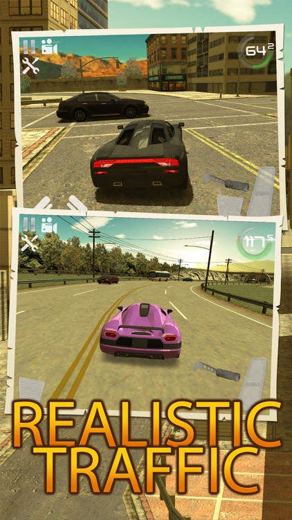 City Traffic Car Simulator screenshot-1