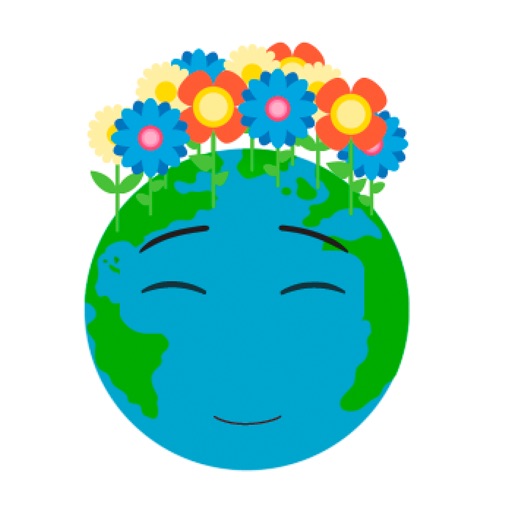 Green Earth Day Animated Emoji by Lidia F. Monje