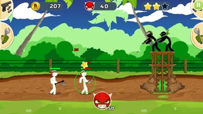 Stickman Defense War screenshot 3