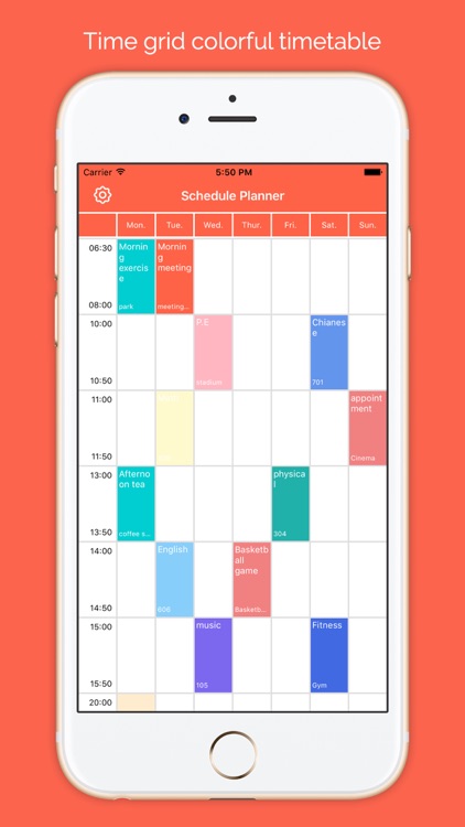 Schedule Planner - Daily Calendar, Class Schedule