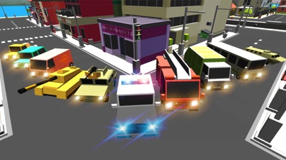 Blocky Police - Super Hero Car screenshot 3