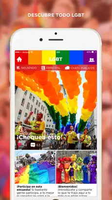 Screenshot 1 LGBT Amino en Español iphone