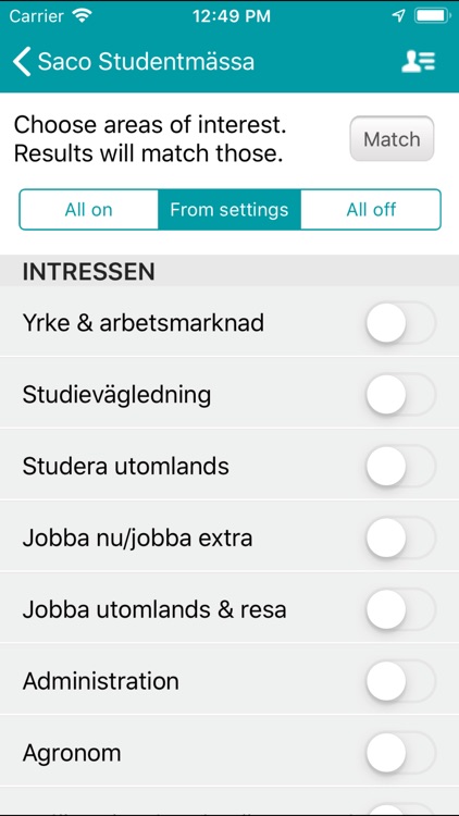 Saco studentmässa screenshot-5