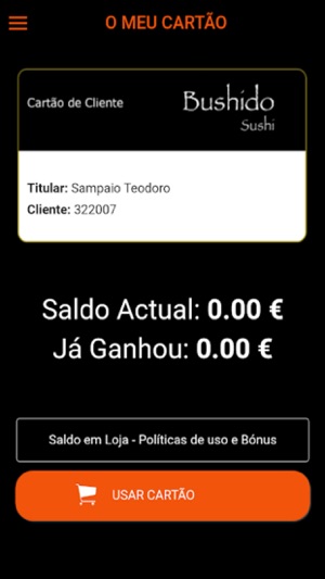 Cartão Cliente Bushido Sushi(圖5)-速報App