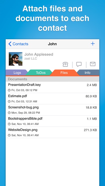 Contacts Journal CRM Lite