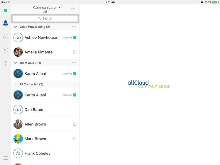 AllCloud Communicator iPad