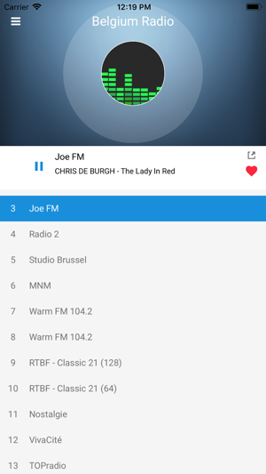 Belgium Radio Station: Belgian(圖2)-速報App