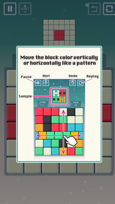 Color Pattern Puzzle Game screenshot 2