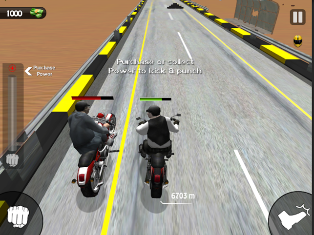 Bike Punch Fight, game for IOS