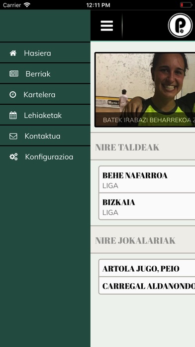 Euskadiko Pilota Federakuntza screenshot 2