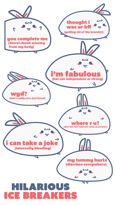 Relatable Bunny Texts screenshot 3