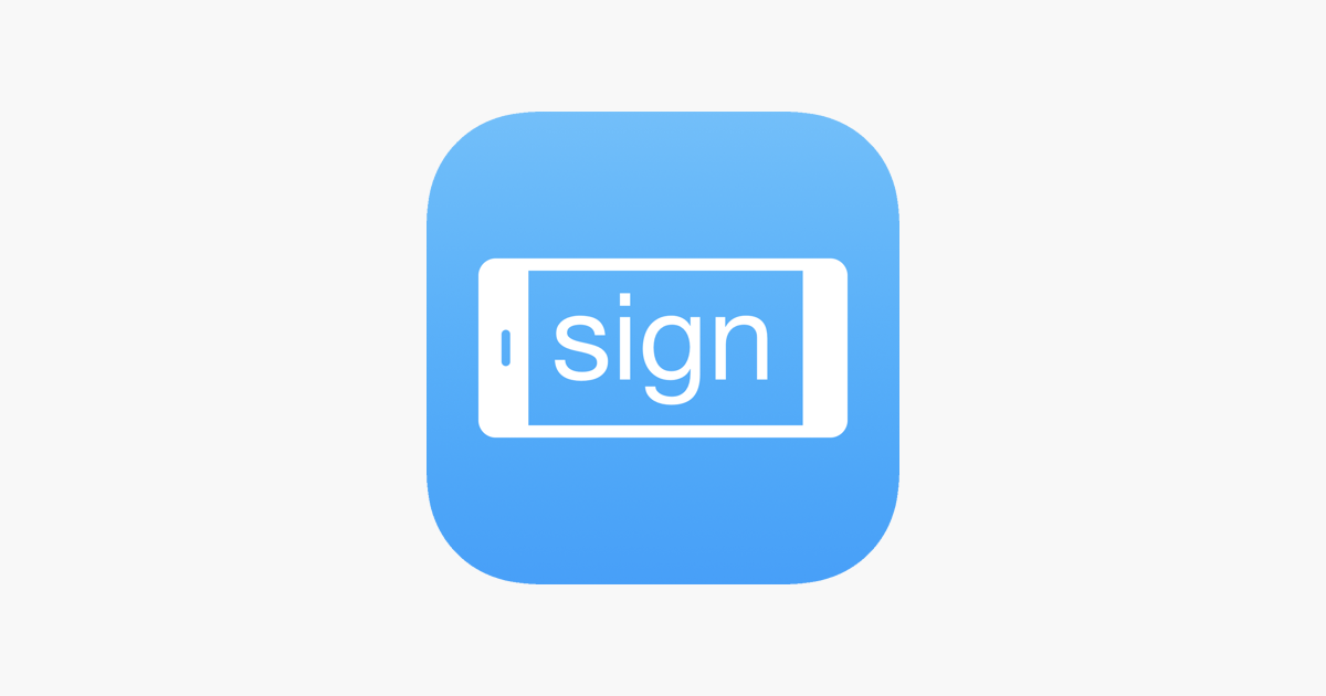 ‎Sign App on the App Store