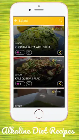 Game screenshot Alkaline acid diet recipes hack