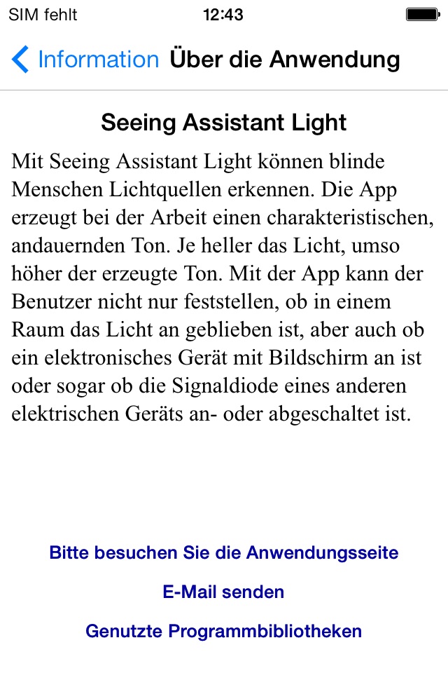 Seeing Assistant Light screenshot 2