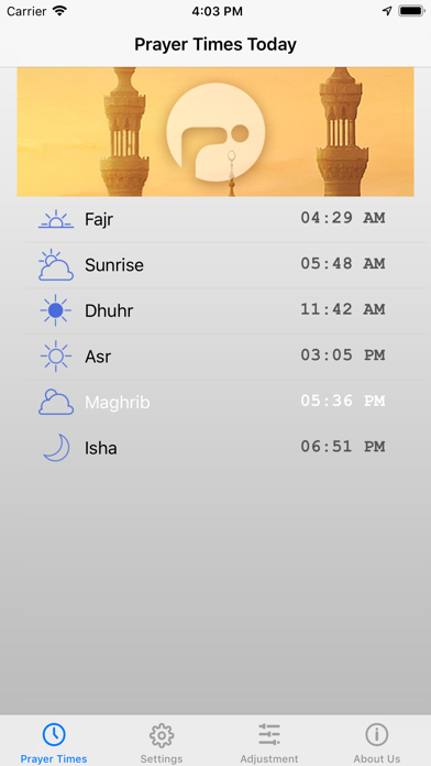 Prayer Times Today (by Tarek Mansour) - Voice Shortcut & Today Widget ...